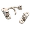 HIGHPOINT Hook Latch Large Nickel Finish 1-Piece with Screws