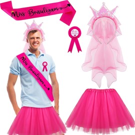 JWDMHSJ Men's jga costume set, bachelor party men's costume, tutu men, jga men's costume, jga costume men, jga men's decoration, for hen party costume accessories, men's wedding decoration