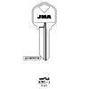 JMA KWI-1AL.RE Aluminum Key Blank, Replacement for Kwikset KW1 Red