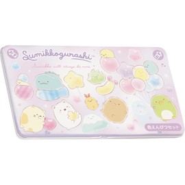 San-X PH22302 Sumikko Gurashi Colored Pencil Set H4.1 x W 7.3 x D 0.4 inches (105 x 185 x 10 mm)
