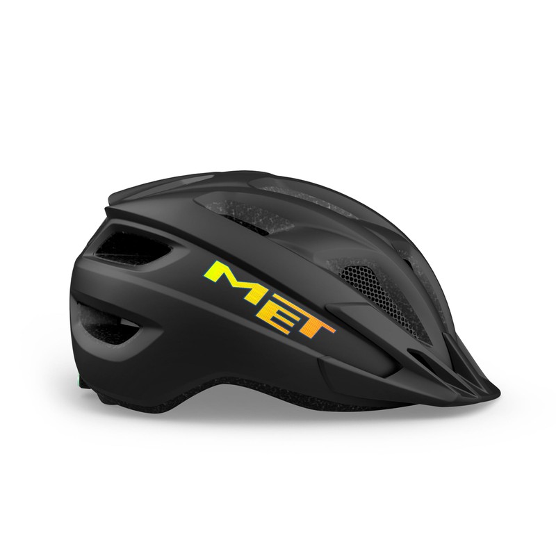 MET - Crackerjack Children's Cycling Helmet In Black One Size