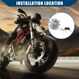 Hihaha 105mm Diameter Motorcycle Fuel Tank Gas Cap Cover for ZB/1pc