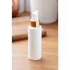 JUVITUS 4 oz / 120 ml White Plastic HDPE Refillable