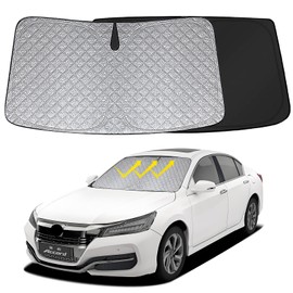 Honda Compatible Accord 10th Generation CV3 Front Sun Shade Windshield Sun Shade with Good Light Shading for Vehicles Specific UV Protection Sun Protection Insulation Customized Parts Interior