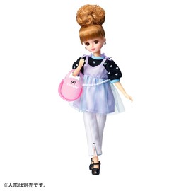 Takara Tomy Licca-chan Dress LW-18 Peplum Ribbon, Dress Up, Pretend Play Toy, For Ages 3 and Up