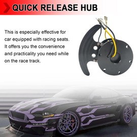Quick Release Hub, Steering Wheel Hub Adapter, Tilt Flipped Racing Steering Wheel Quick Release Hub Kit Removable Adapter