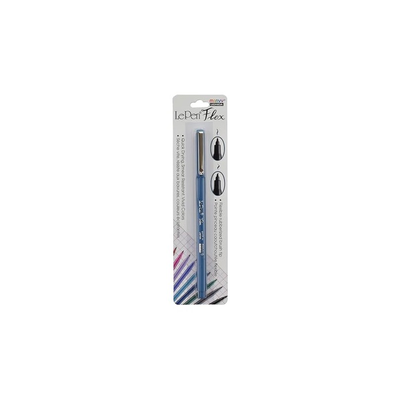 Uchida of America Corp Le Let Pen Flex, Steel Blue