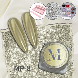 Miyu Lab Gold Powder MP-8 Nail Art Powder / 미유랩 골드파우더 MP-8 네일아트 파우더