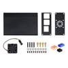 Waveshare DIN Rail Aluminum Case for Raspberry Pi 4 with