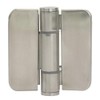 Satin Stainless Steel Toilet Cubicle Adjustable Spring Hinge with Cover