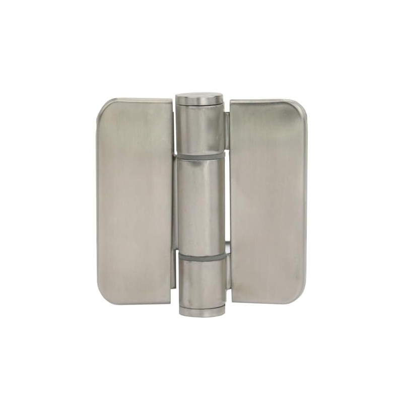 Satin Stainless Steel Toilet Cubicle Adjustable Spring Hinge with Cover