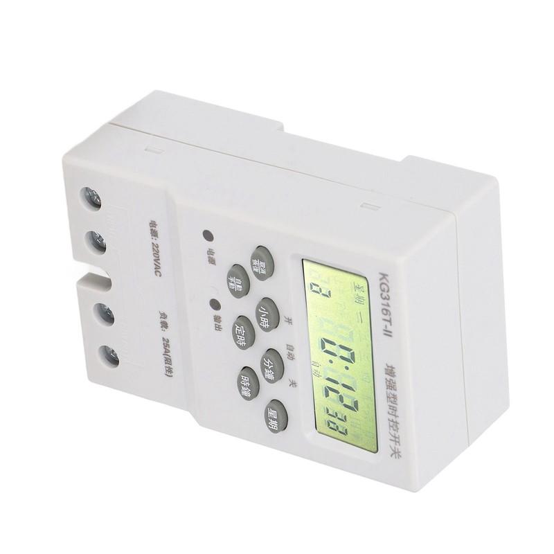 Time Control Switch Programmable Timer Controller Digital Display AC220V for