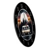 Motorhome Wall Clock Aluminium Unique Camping Clock, Caravan Design for