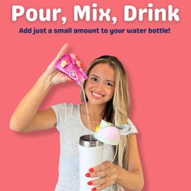 Bolero- Sugar Free Drink Mix Packets Watermelon Fruit Flavors | Powdered Flavored Water Packets | 12 Large Sachet On The Go Packets