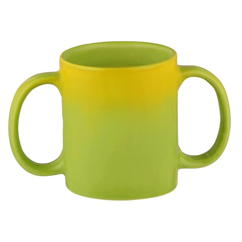 Taza de doble mango (taza de doble agarre) para ayudar