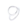 Elli Women's 925 Sterling Silver Circle Ring, Size M