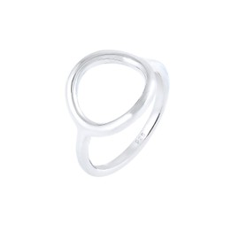 Elli Women's 925 Sterling Silver Circle Ring, Size M