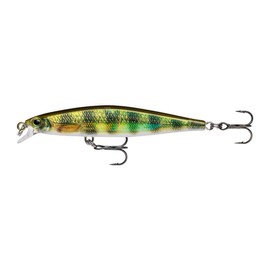 Rapala Shadow Rap Lure with Two No. 8 Hooks, 0.7 m Swimming Depth, 7 cm Size, Live Perch