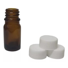 Envases Del Norte 100 Envase-botella Ambar 5 Ml Con Tapar Rosca