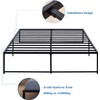 VECELO 16" Metal Platform Bed Frame/Mattress Foundation/No Box Spring Needed