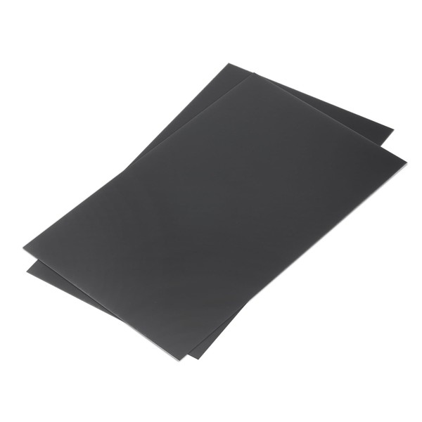 MECCANIXITY Black ABS Plastic Sheet 10 x 6 x 0.04