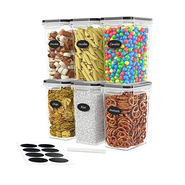 DWÃLLZA KITCHEN Airtight Food Storage Container Set - 6 Pieces
