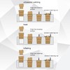 120pcs Threaded Insert, 8-32 x 4 x 6mm 3D Printing