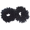 AUEAR, 2 Pack Scrunchie Headwear Hair Tie Ring Plain Big