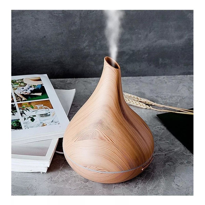 FUTUREM Humificador Difusor Aroma De 500ml Led Madera + 12
