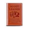 WHLBHG Scout Leader Gift Scout Leader Leather Notebook Scout Court