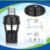 Hortsun 3 Pcs Motion Sensor Light Socket Smart Screw in