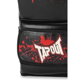 Tapout Rialto 960006 Leather Boxing Gloves Black / Ecru/Red 10 oz
