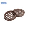 sourcing map 12Pcs 60mm/2.36" Circular Soffit Air Vents, Plastic Soffit
