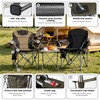 Heavy Duty Folding Camping Chair, 500LBS Capacity, Oversized Padded Outdoor