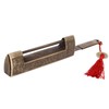 Chinese Antique Lock Retro Spacing 9cm/3.5in Classic Pattern Brass Horizontal