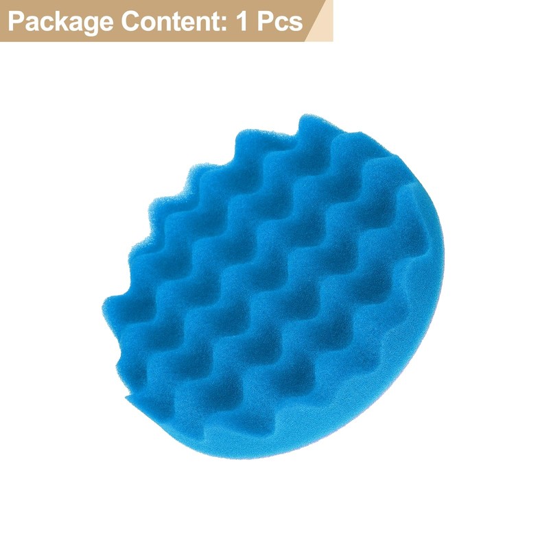HARFINGTON Buffing Sponge Pads 6" Polishing Wheel Waffle Finishing Grip