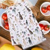 MYSOMY Greyhound Kitchen Towel and Hand Towel - Greyhound Lover