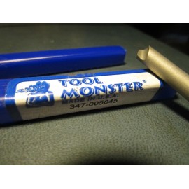 monster tools 1/4" x 1/4" Shank 120° Black HSS Non-Cutting End Countersink