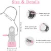 Anti-Slip Stainless Steel Boot Hanging Hold Clips, 20 Piece Stainless