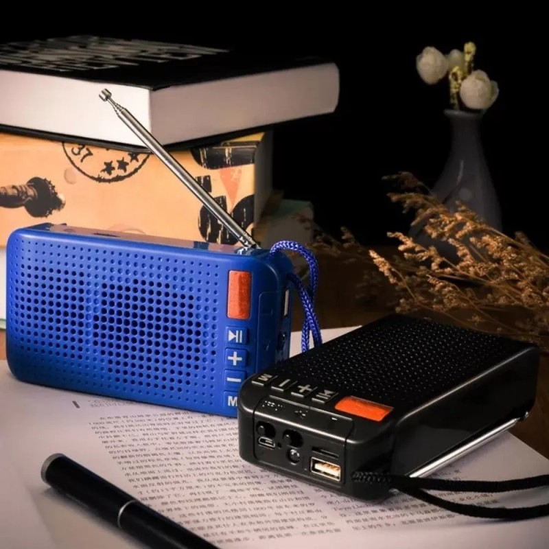 Maíz Bocina Lampara Portatil Carga Panel Solar Bluetooth Radio