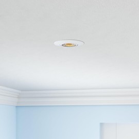 GWEUZMALL 3 Inch Waterproof recessed Shower Lights, 9W COB 3 Colors Adjustable Gimbal Ceiling Recessed Lighting for Bathroom,Bedroom,Kitchen,Balcony