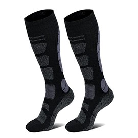 Ski Socks Merino Wool Thermal Knee High Winter Snowboard Sport Socks Men Women, Hunting