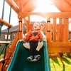 SELEWARE 12 inch Playground Safety Handle Wood Kids Playground Grab