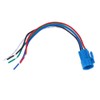 10Pcs Push Button Switch Socket Flame Retardant Plastic Shell Wire