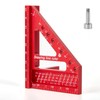 Premium Versatile Multi-Angle Carpenter Square Measuring Ruler for Woodworking, Engineering,