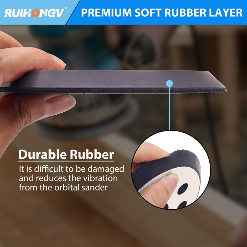 RUIHONGV 2 Pack Sander Replacement Pad for Dewalt, 5 inch