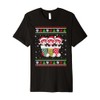 Ugly Xmas Sweater Red Panda In Christmas Socks Premium T-Shirt