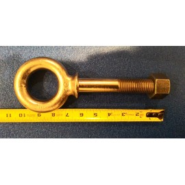 Unbranded 316 Stainless Steel Eyebolt 2" Eye 1-8, Lift with Shoulder