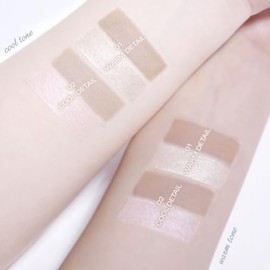BBIA Last Contour Stick – Doble cara para contornear y resaltar, doble cara, doble extremo, contorno natural y resaltado, mezclable, construible, dura