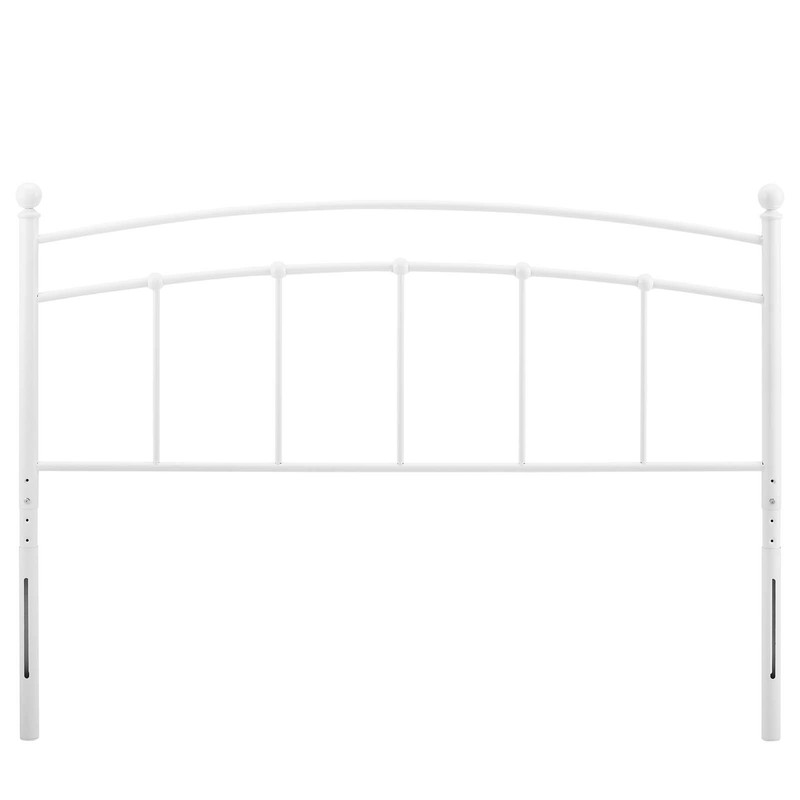 Modway Abigail Full Metal Headboard in White